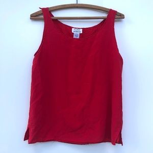 CLIO Vintage lined silk tank